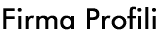 Firma Profili
